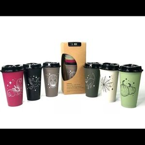 Starbucks 6-Pack Reusable Hot Cups 2019 New